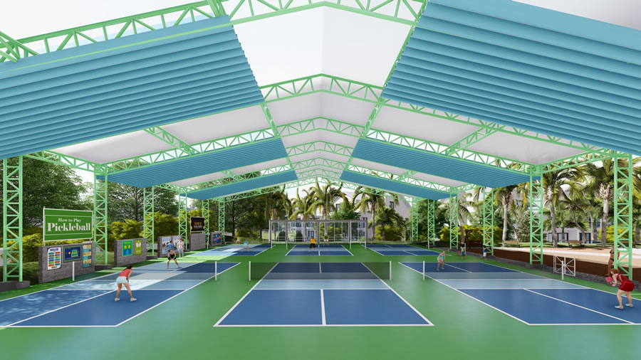 Thi công xây sân Pickleball tại Vinh Nghệ An